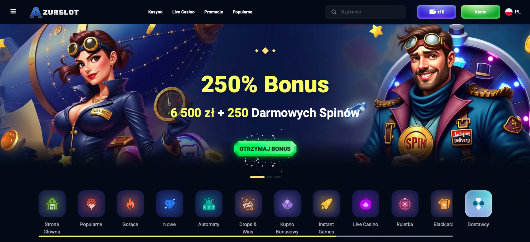 AzurSlot interface