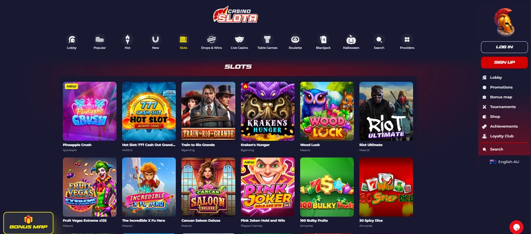 Slota interface